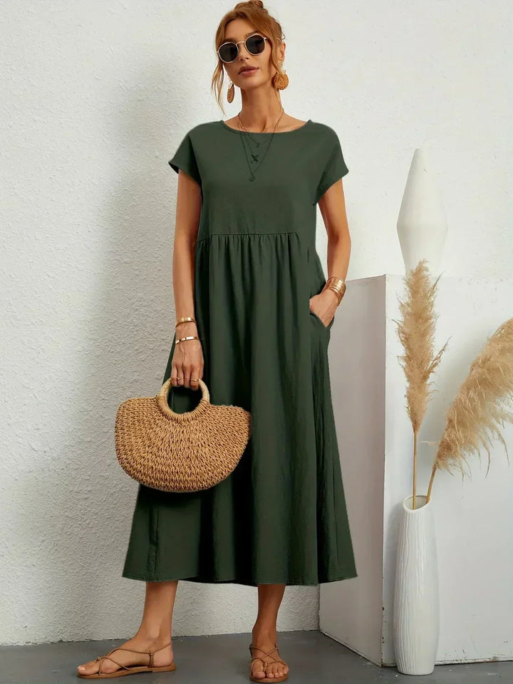 Petra | Luftiges Midikleid mit bequemer Passform