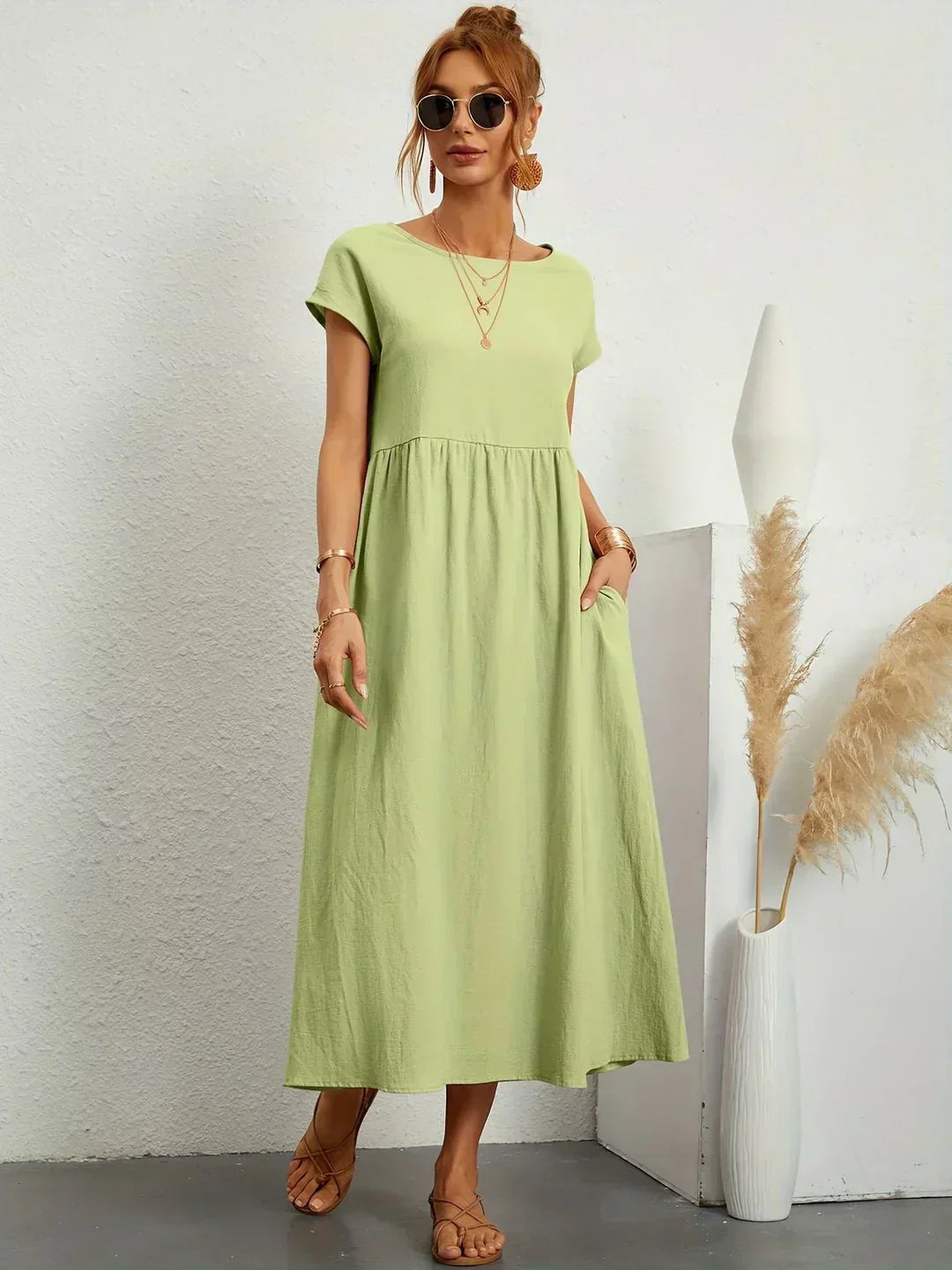 Petra | Luftiges Midikleid mit bequemer Passform