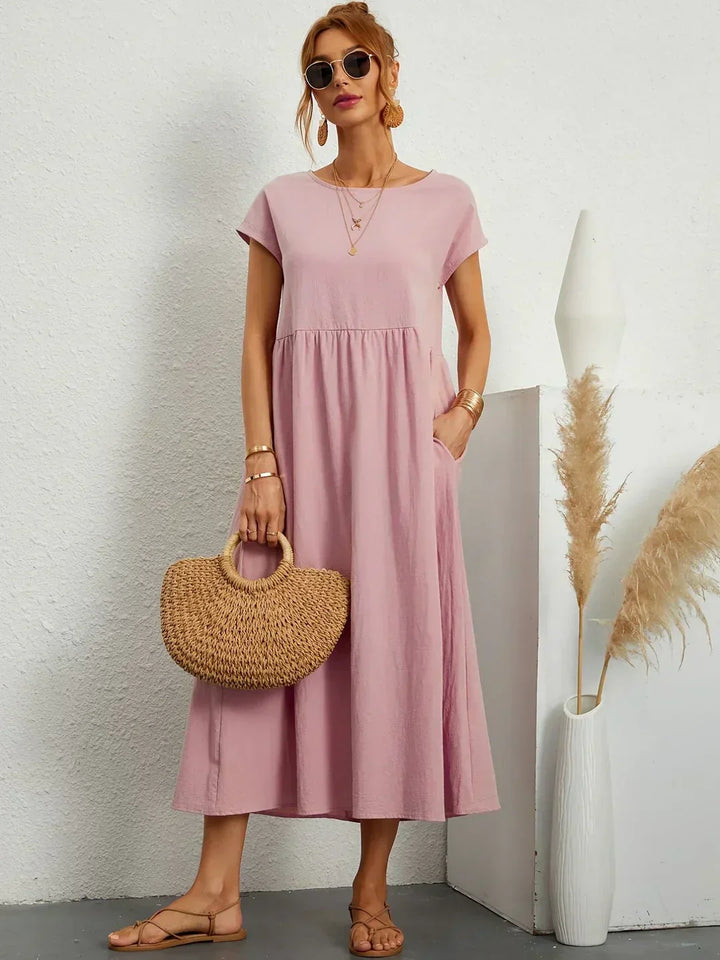 Petra | Luftiges Midikleid mit bequemer Passform