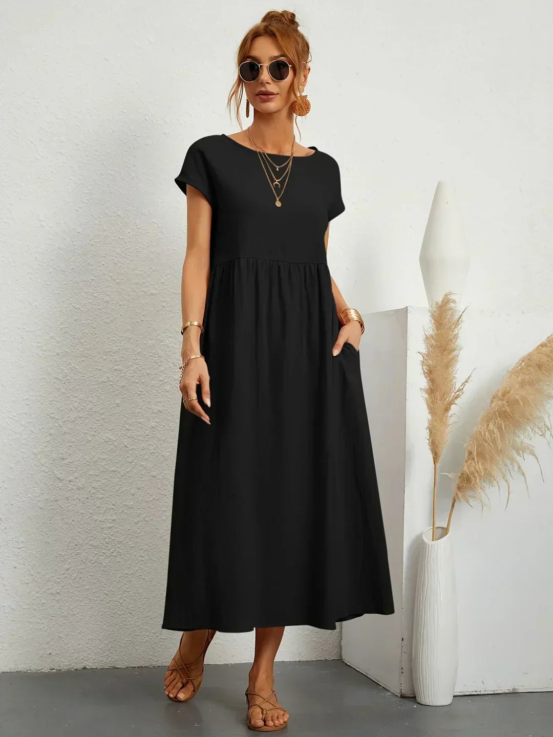 Petra | Luftiges Midikleid mit bequemer Passform
