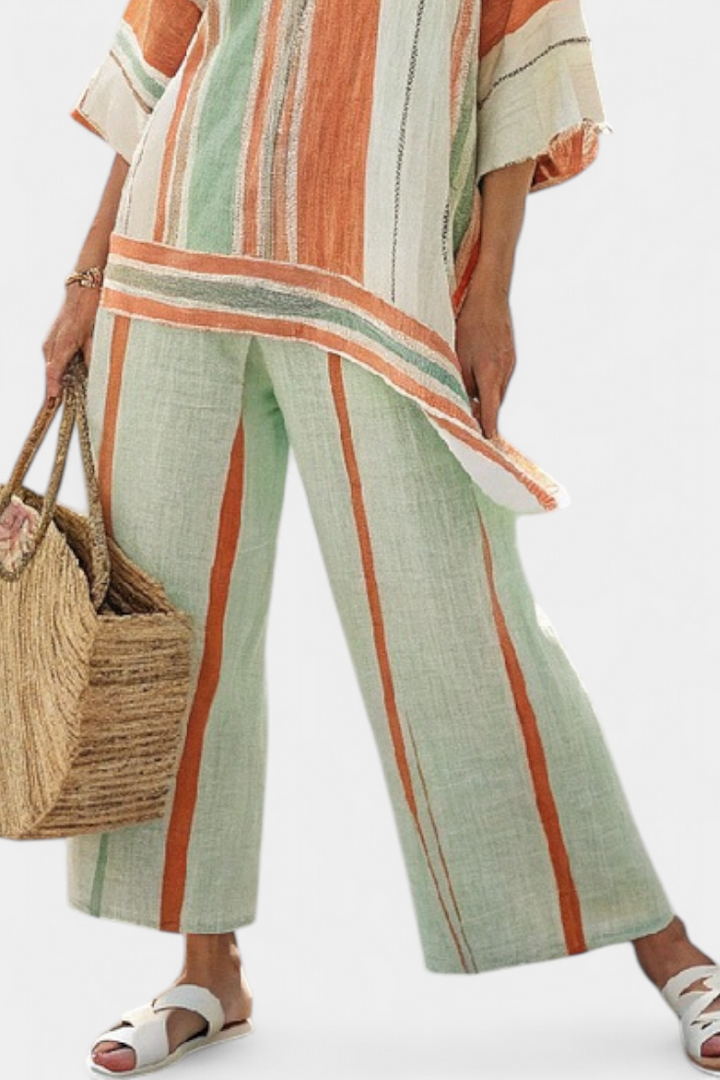 Grace | Elegantes asymmetrisches Top & weite Hose
