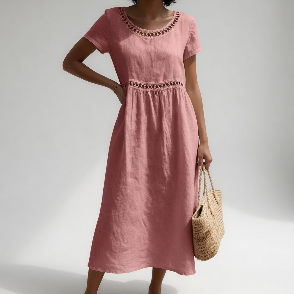 Heidi | Besticktes Midikleid