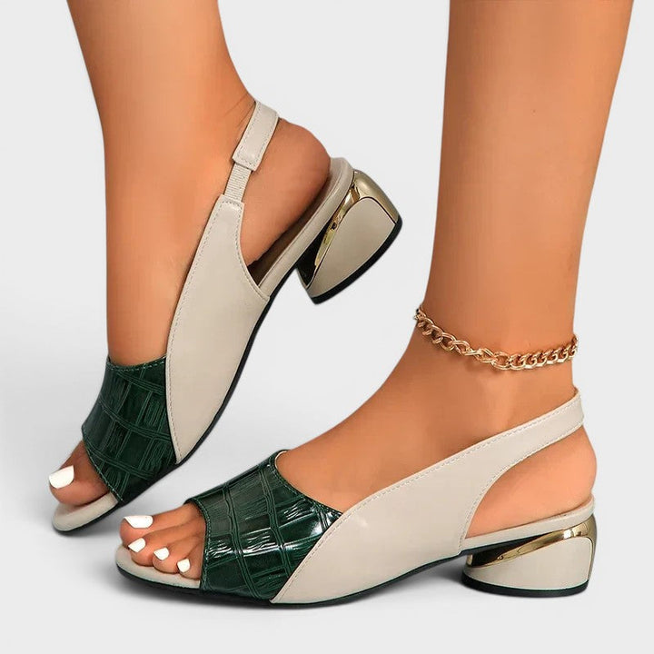 Clara | Elegante Sandalen mit bequemem Absatz