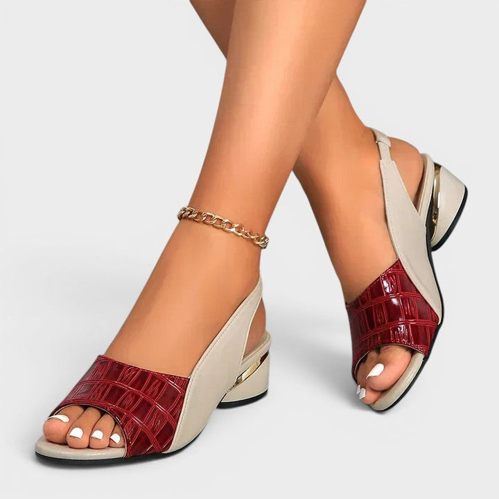 Clara | Elegante Sandalen mit bequemem Absatz