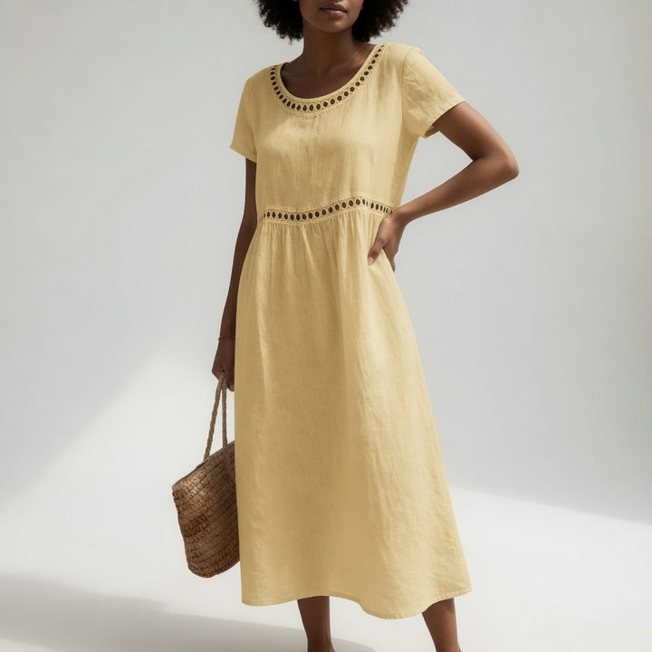 Heidi | Besticktes Midikleid