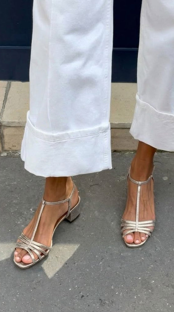 Helga | Elegante Sandalen mit Blockabsatz