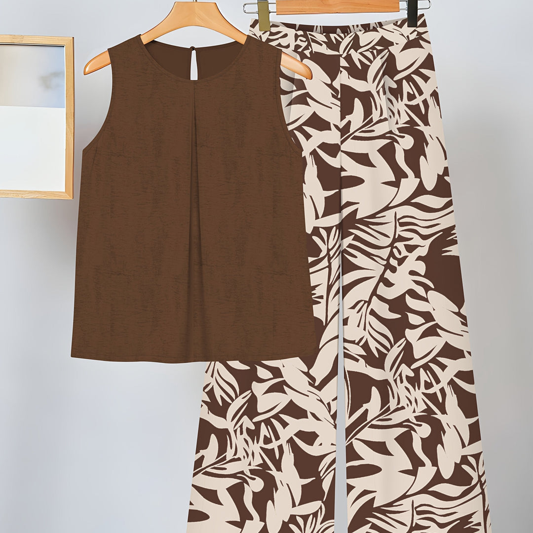 Shelby | Pflanzenmuster Zwei-Teile Set