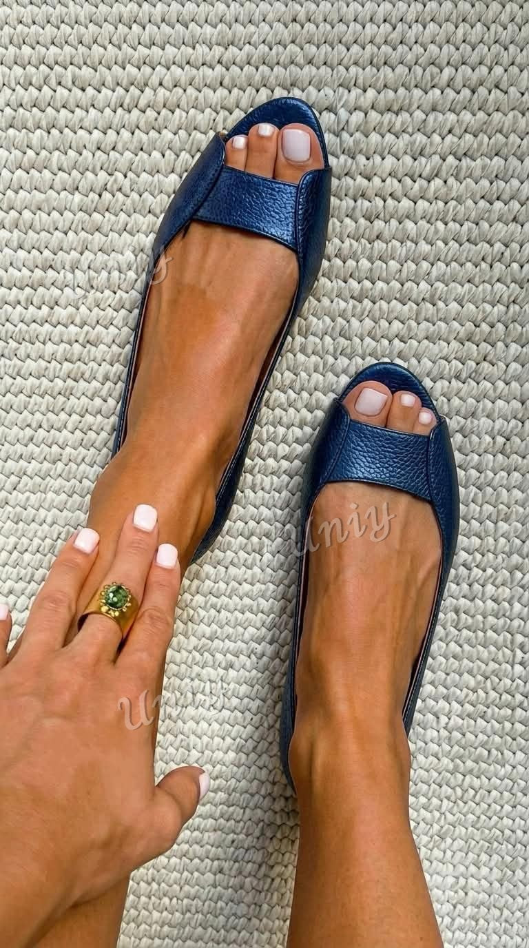 Renate | Elegante Metallic-Sandalen