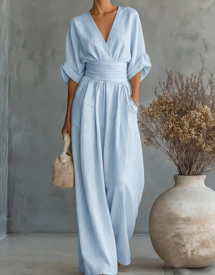 Karin | Eleganter Jumpsuit mit weitem Bein