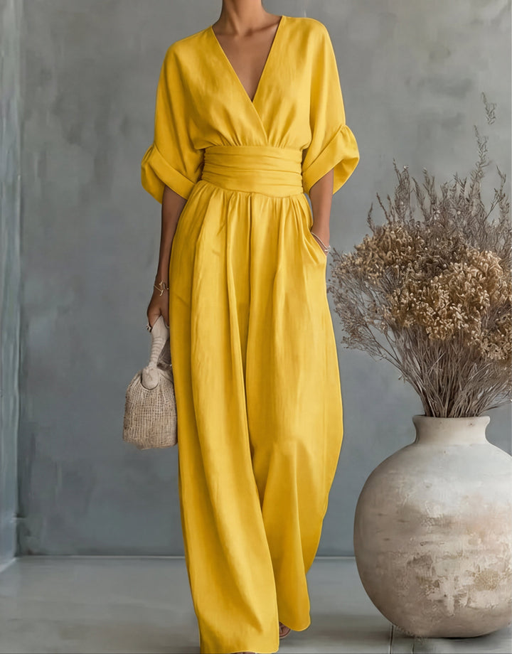Karin | Eleganter Jumpsuit mit weitem Bein