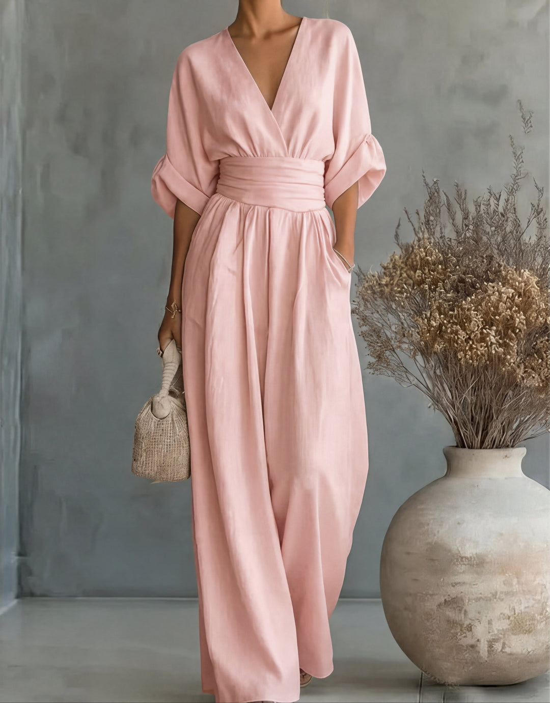 Karin | Eleganter Jumpsuit mit weitem Bein