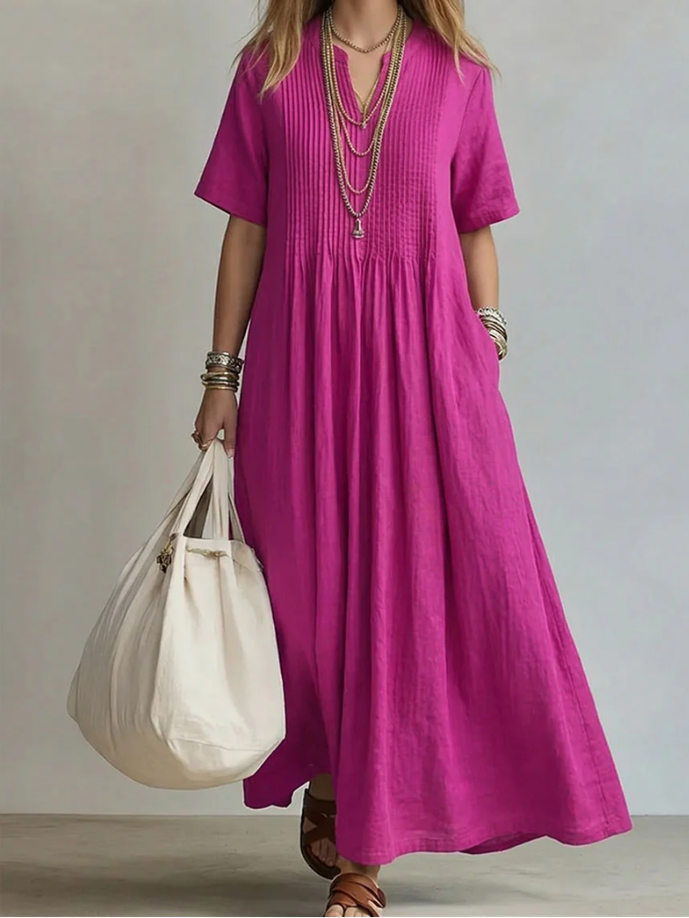 Heidi | Luftiges Maxikleid mit bequemer Passform