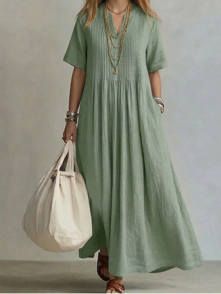 Heidi | Luftiges Maxikleid mit bequemer Passform