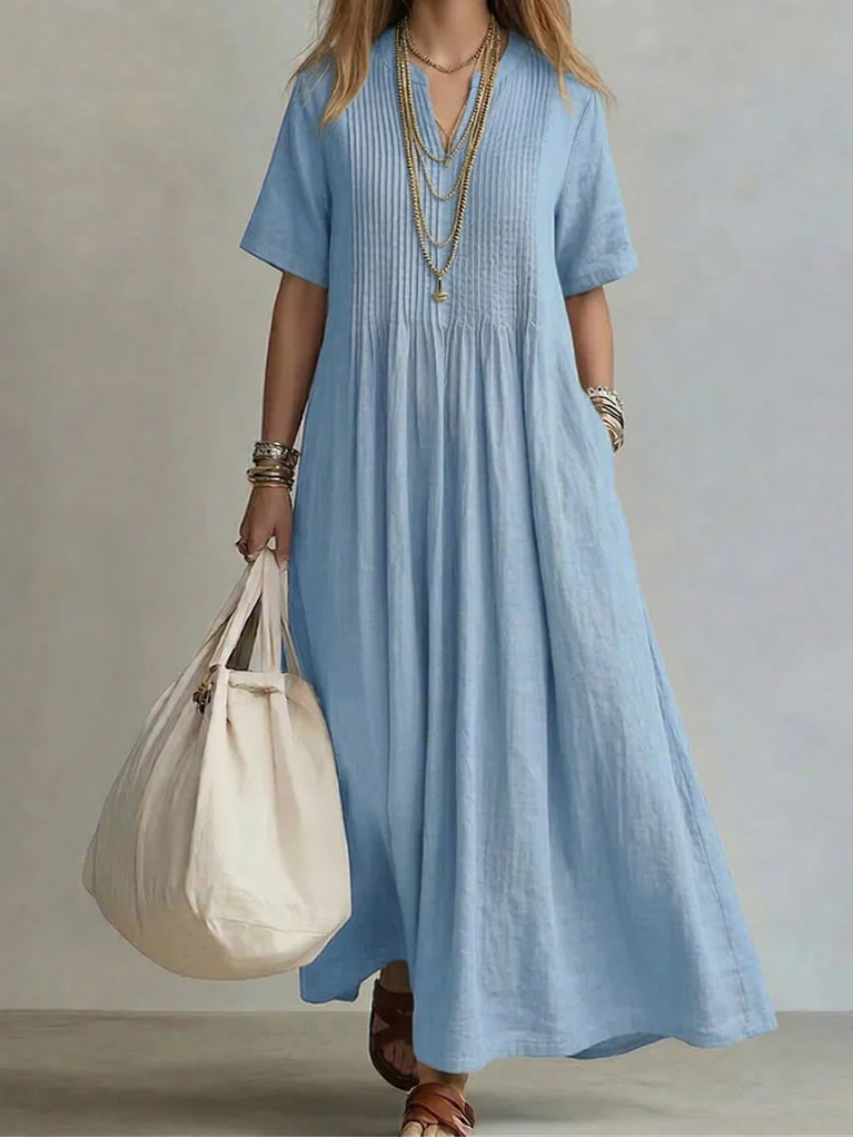 Heidi | Luftiges Maxikleid mit bequemer Passform