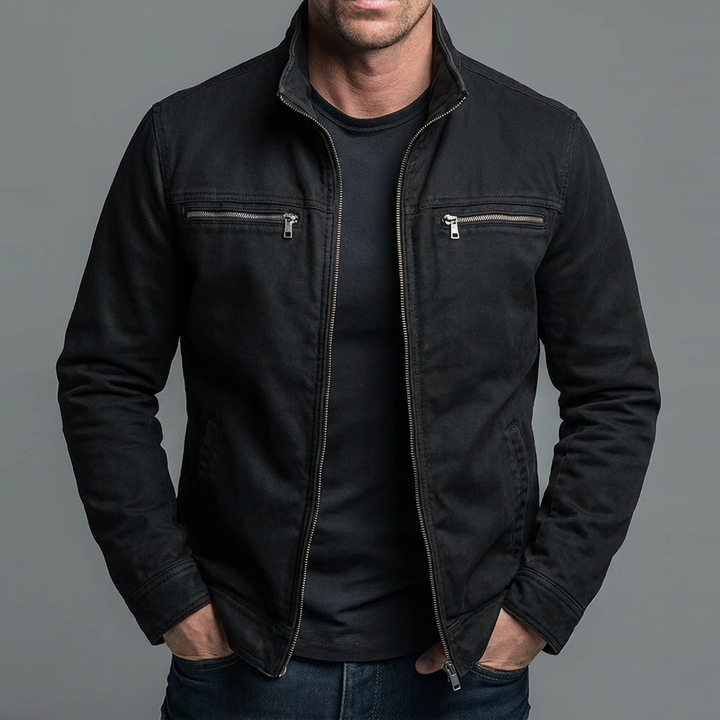 Steinberg | Vintage-Baumwolljacke mit Reißverschluss