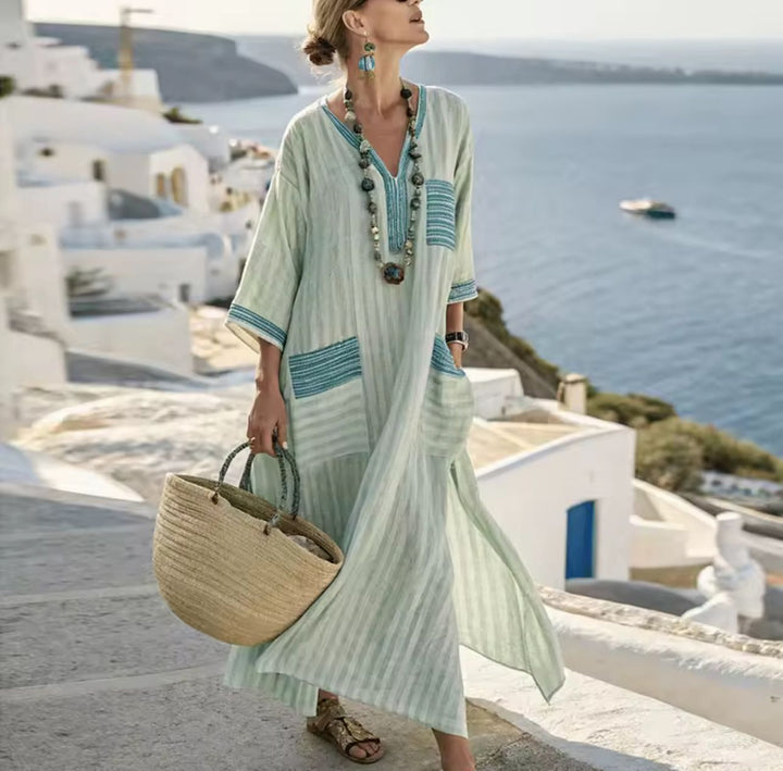Mary | Langes Strandkleid für einen stilvollen Sommerlook