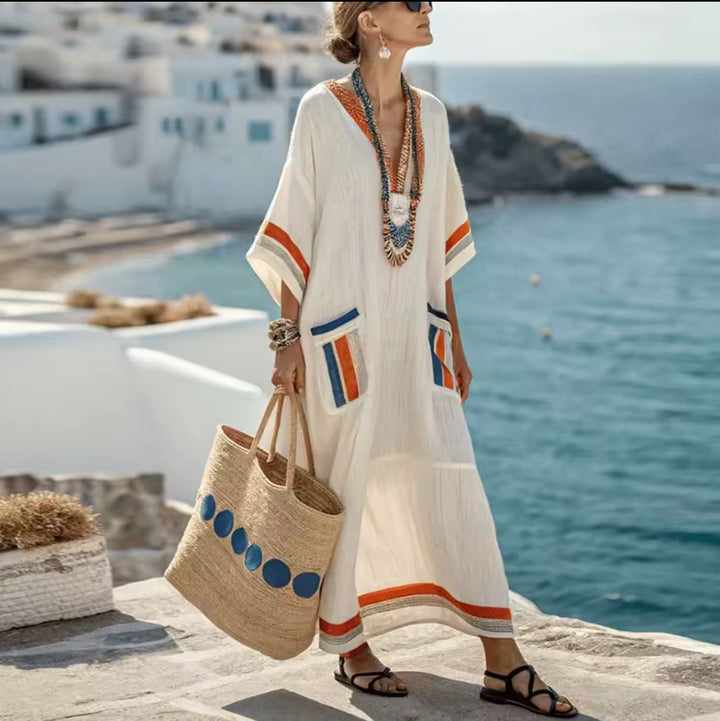 Mary | Langes Strandkleid für einen stilvollen Sommerlook