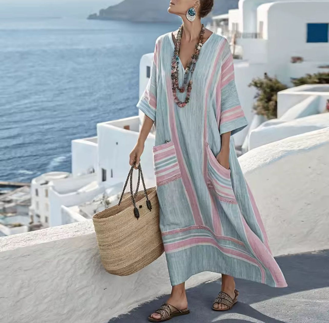 Mary | Langes Strandkleid für einen stilvollen Sommerlook