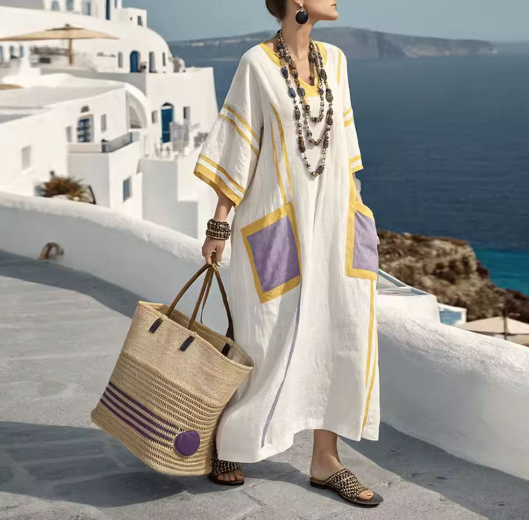 Mary | Langes Strandkleid für einen stilvollen Sommerlook