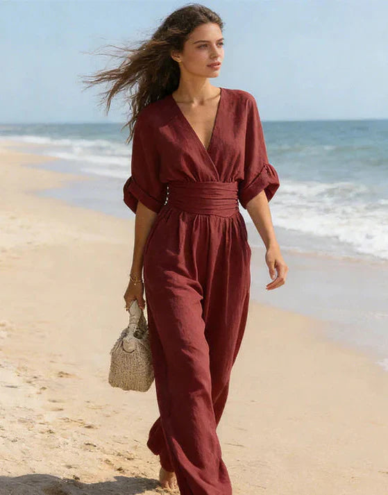 Karin | Eleganter Jumpsuit mit weitem Bein